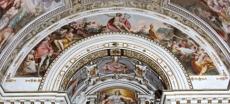 Gian Giacomo Barbelli - La predica nel deserto, chiesa di San Giovanni della Carità, Crema